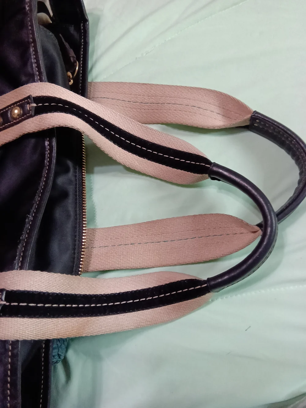 Coach Hampton Nylon Tote Bag with Contrast Handles - Creed: C05M-8F26